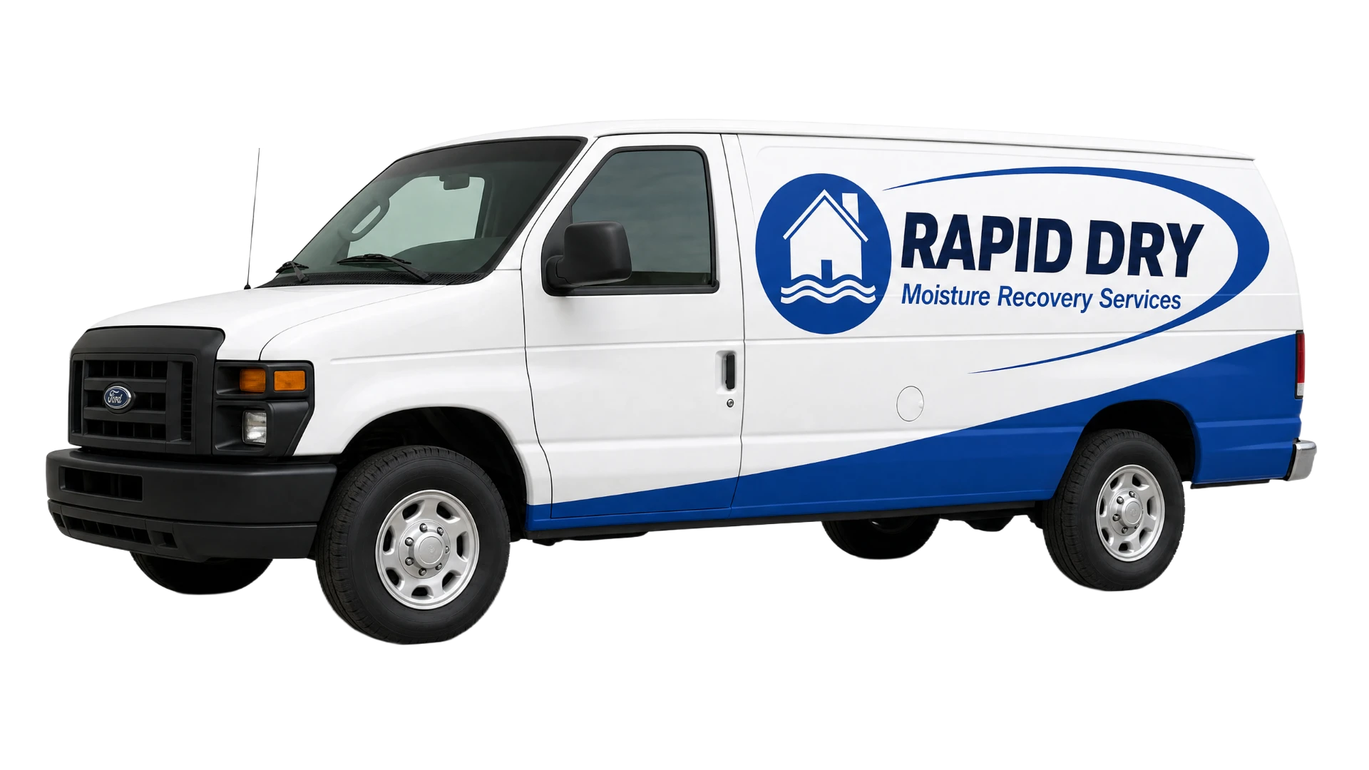 Rapid Dry Moisture Recovery service van